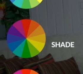 Tints, shades, and tones on color wheels