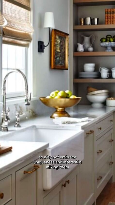 Mixing metals in kitchen design