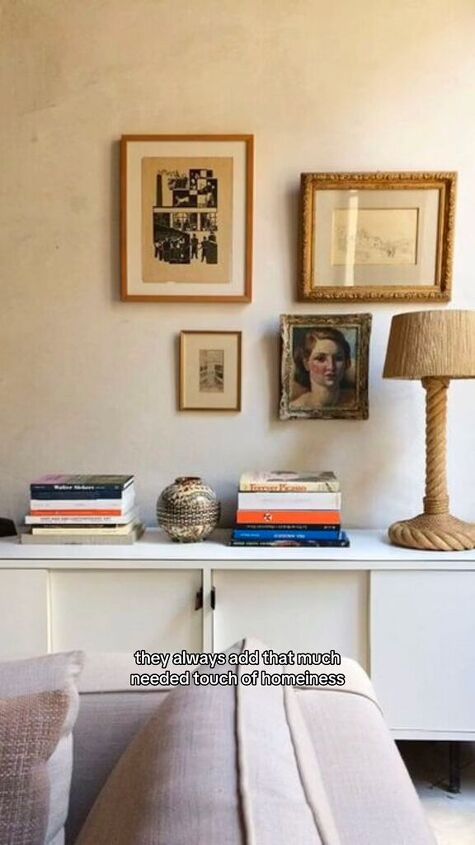 Displaying books as decor