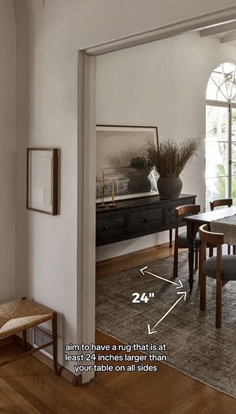 dining room mistakes, How to measure for a dining room rug