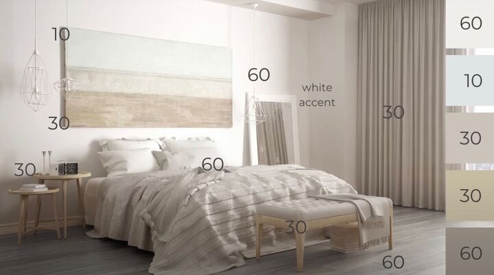 Neutral minimalist bedroom