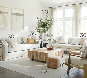 Warm minimalist living room example 1