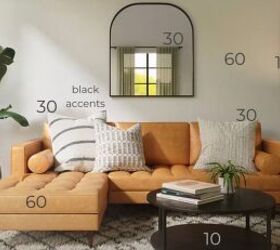 Warm minimalist living room example 2