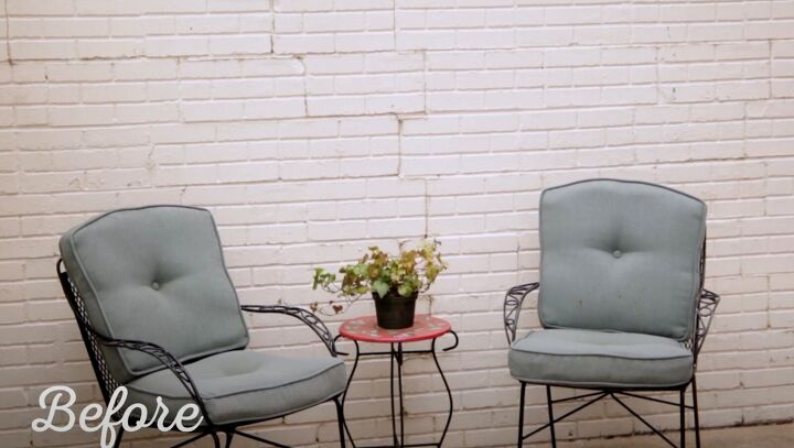 Old courtyard chairs