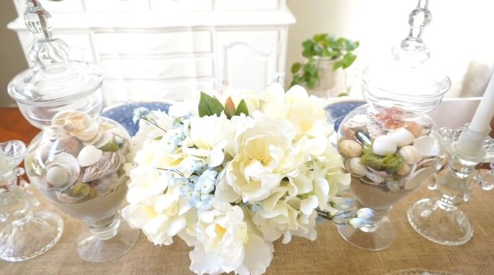 french country kitchen, Summery tablescape