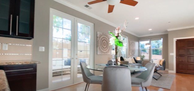 neutral house paint colors, Glass dining table