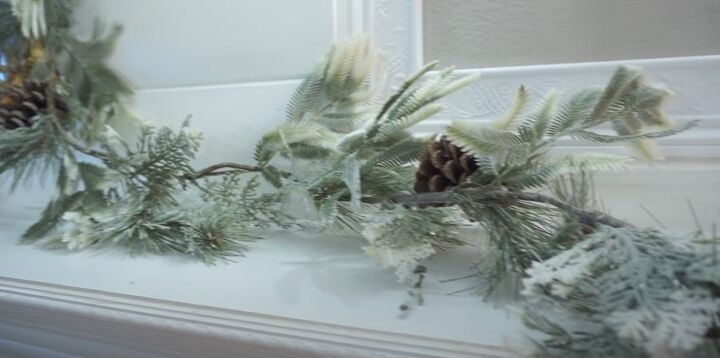Flocked garland