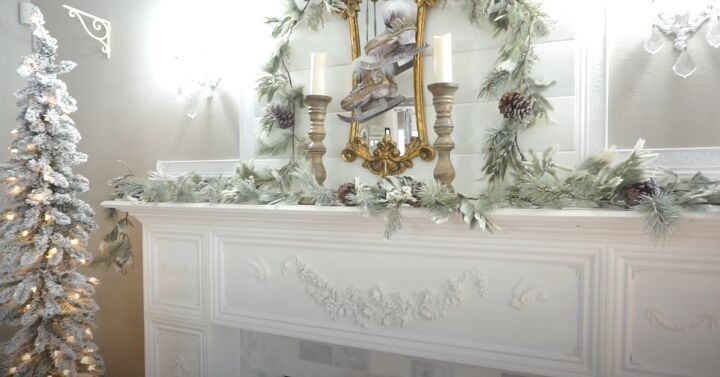 Adding candles to the mantel