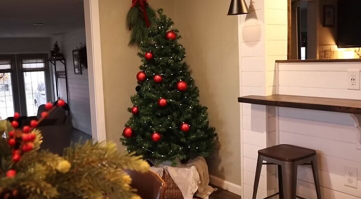 Christmas tree in the corner