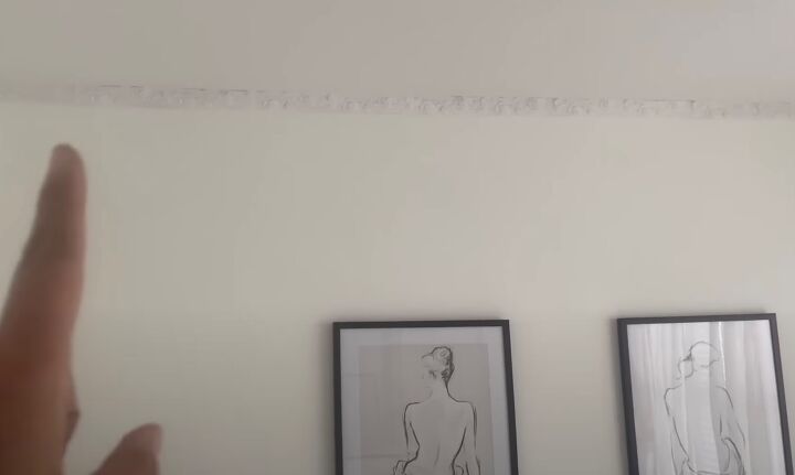 wabi sabi bedroom, Liquid nails on the wall border