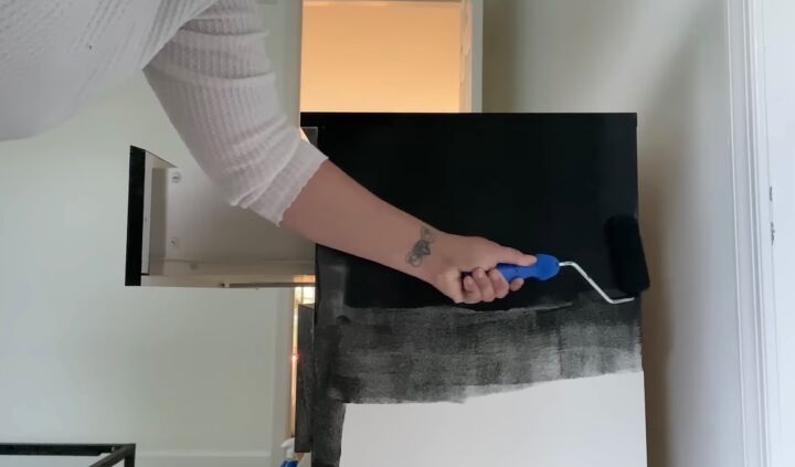 wabi sabi bedroom, Painting the dresser black