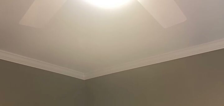 wabi sabi bedroom, New molding on the walls