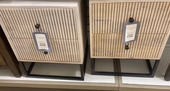 wabi sabi bedroom, Fluted side tables