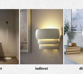 home lighting design, Direct indirect and diffused light