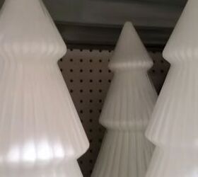 White ceramic trees