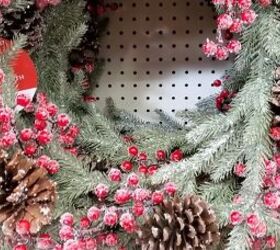Frosted Christmas wreath