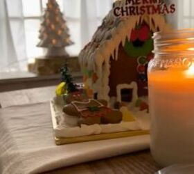 cottage christmas decor, Gingerbread house