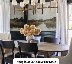 Chandelier hanging above a dining table example 2