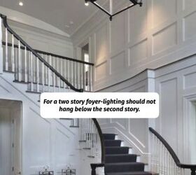 How to hang a chandelier in a two-story foyer