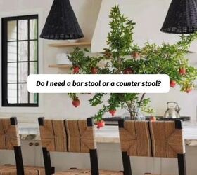 how to choose a bar stool, Bar stool or counter stool