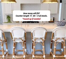 how to choose a bar stool, How to figure out how many bar stools you need