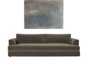 how to hang a picture, Sofa with horizontal artwork