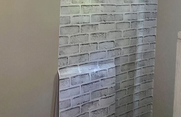 Peel-and-stick wallpaper