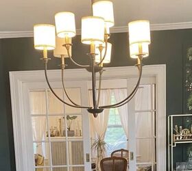 hollywood regency dining room, Chandelier and candlestick lamps