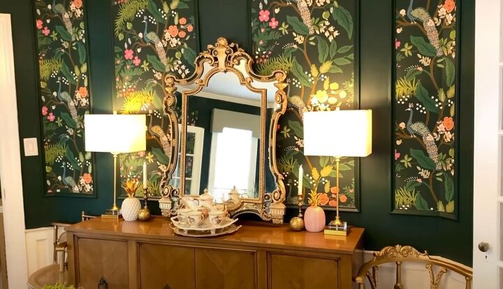 Maximalist & Hollywood Regency Dining Room Makeover | Redesign