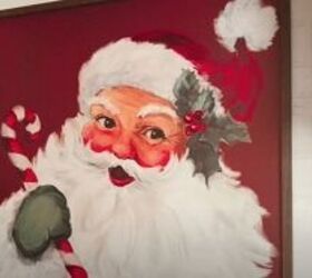 Santa painting