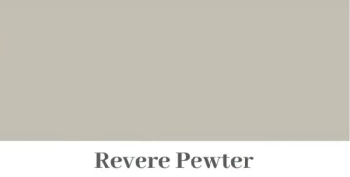 benjamin moore paint colors, Revere Pewter by Benjamin Moore