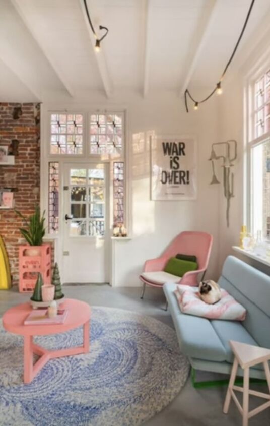 Playful Danish Pastel in a cozy hygge room