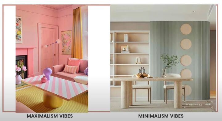 Minimalist vs maximalist Danish Pastel
