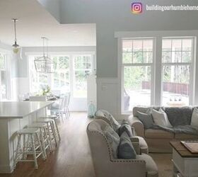 sherwin williams paint colors, Sea Salt in a living room 2