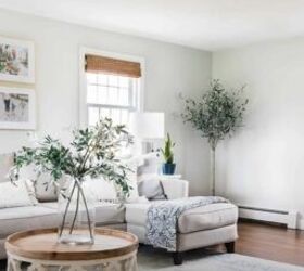 sherwin williams paint colors, Repose Gray in a living room