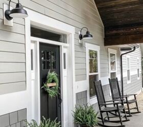 sherwin williams paint colors, Mindful Gray on the exterior of a home