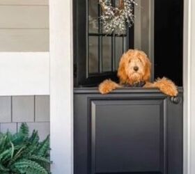 sherwin williams paint colors, Tricorn Black on French doors