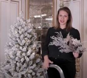 How to decorate a white Christmas tree