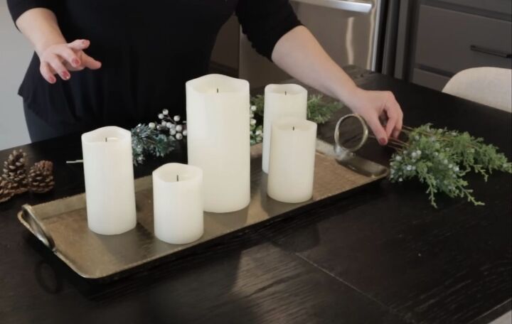 holiday decorating ideas, Arranging the candles