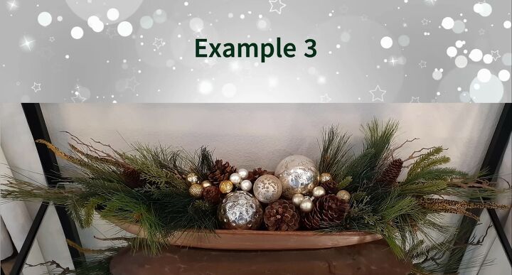 holiday decorating ideas, Large dough bowl with decor