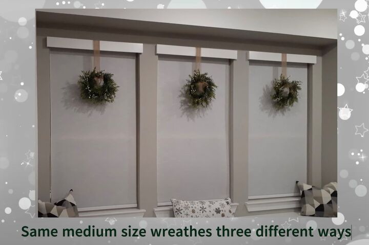holiday decorating ideas, Hanging mini wreaths