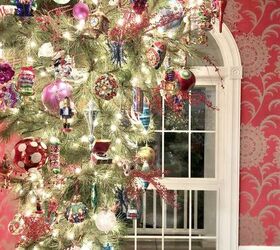 how to decorate an upside down christmas tree, Christmas sparkle that can be seen from the street