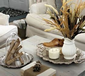 coffee table styling, Coffee table with rustic decor