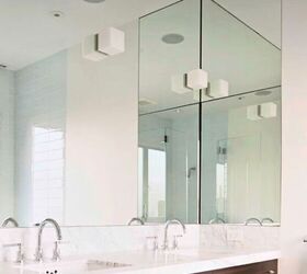 elevate home, Changing the mirrors from builder grade