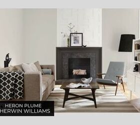 warm neutral paint colors, Sherwin Williams Heron Plume