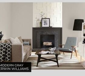 warm neutral paint colors, Sherwin Williams Modern Gray