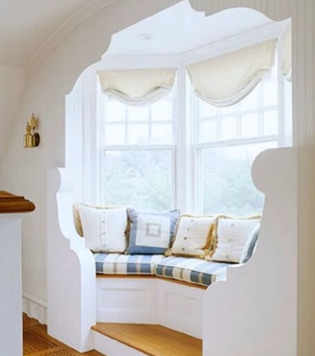 Bay window with comfy seating