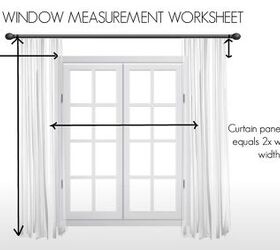 curtain hanging mistakes, How to calculate the width of curtains