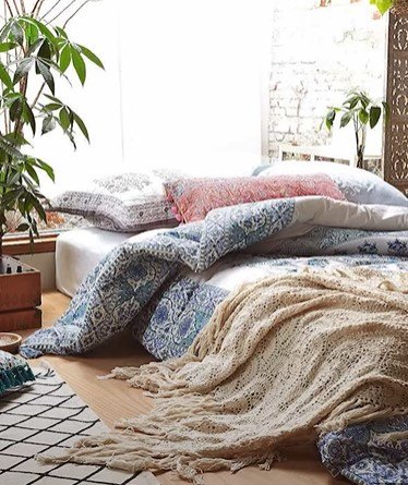 how to decorate boho, Lower bed