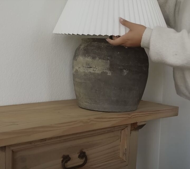 Vintage-style lampshade